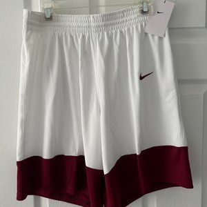 Nike Maroon & White Athletic Shorts